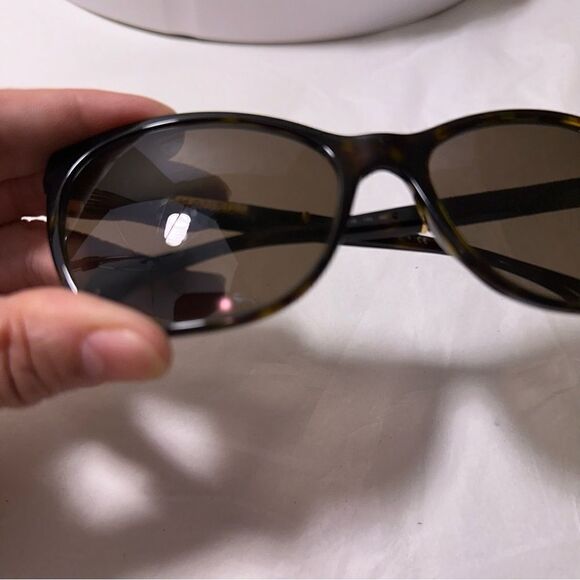 Chanel Women’s Denim & brown tortoise wayfarer sunglasses. Authentic - Picture 3 of 14